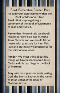 Lesson 44 Moroni and the Book of Mormon Promise sm
